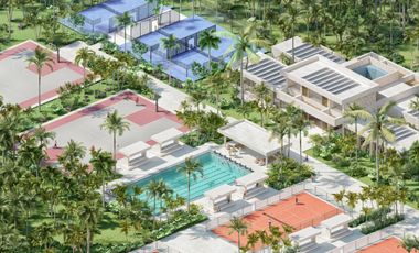 Residencia de dos pisos con estudio y alberca, en venta, Xpu-ha, Quintana Roo