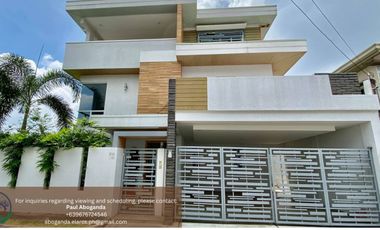 7 Bedrooms 3 Storey House and Lot with Pool for rent in Amsic, Angeles City Pampanga