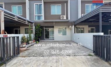 2-storey townhouse, 20 sq m, Ariya The Color Village, Phase 7, Sai Noi, next to Sai Noi Hospital, Bang Kruai-Sai Noi Road, Bang Kruai-Bangkok Road, Sa
