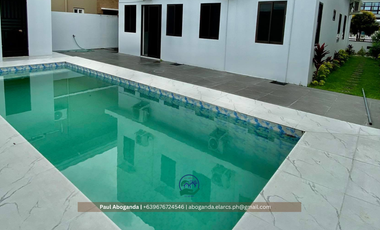 5 Bedrooms Fully Furnished House with Pool for Rent in Amsic Angeles City Pampanga near Clark Freeport Zone and SM Clark