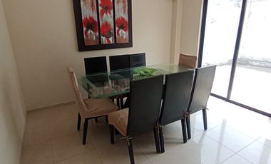 Casa Semiamoblada en Alquiler en Portal Al Sol, 3 Habitaciones, 3 Baños, Patio, Parqueo, Seguridad, Vía a la Costa.