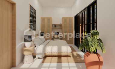 Stylish Tulum-Style Villa in Peaceful Kelating – 2 Bedrooms with Ricefield Views