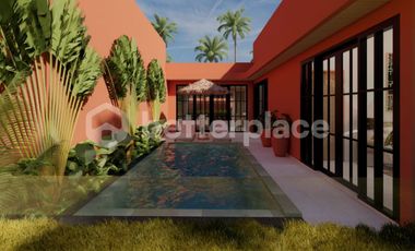 Stylish Tulum-Style Villa in Peaceful Kelating – 2 Bedrooms with Ricefield Views