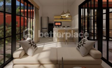 Stylish Tulum-Style Villa in Peaceful Kelating – 2 Bedrooms with Ricefield Views