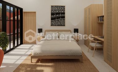 Stylish Tulum-Style Villa in Peaceful Kelating – 2 Bedrooms with Ricefield Views