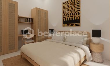 Stylish Tulum-Style Villa in Peaceful Kelating – 2 Bedrooms with Ricefield Views