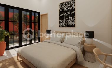 Stylish Tulum-Style Villa in Peaceful Kelating – 2 Bedrooms with Ricefield Views