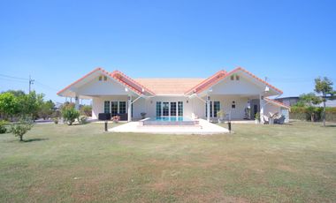 Private Pool House with large garden