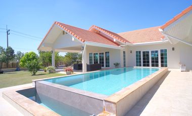 Private Pool House with large garden
