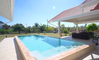 Private Pool House with large garden