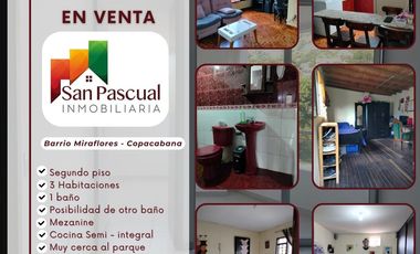 💥 VENDO 💥Casa en Barrio Miraflores - Copacabana (Ant)