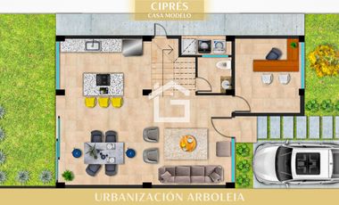 Casa en Venta en Urbanización Arboleia, Modelo Ciprés, Machala