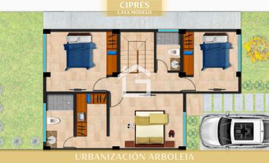 Casa en Venta en Urbanización Arboleia, Modelo Ciprés, Machala
