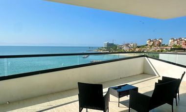 Departamento frente al mar en Narval Bucerías totalmente Amueblado