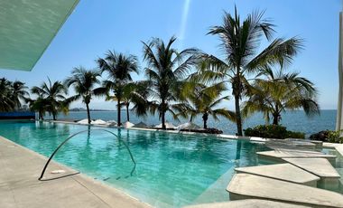 Departamento frente al mar en Narval Bucerías totalmente Amueblado