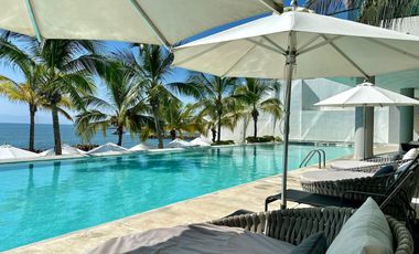 Departamento frente al mar en Narval Bucerías totalmente Amueblado