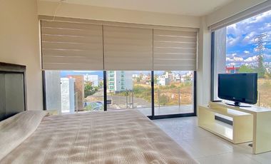 SE RENTA DEPARTAMENTO AMUEBLADO NUEVO CERCA DE AV. JUAN PABLO II.