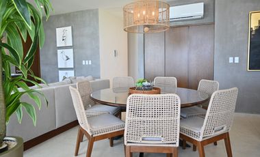 Departamento en Venta a pie de la Playa, amueblado,  Telchac, Yucatan