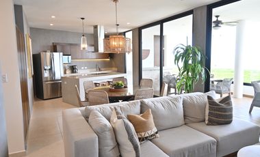 Departamento en Venta a pie de la Playa, amueblado,  Telchac, Yucatan