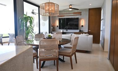 Departamento en Venta a pie de la Playa, amueblado,  Telchac, Yucatan