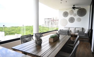 Departamento en Venta a pie de la Playa, amueblado,  Telchac, Yucatan