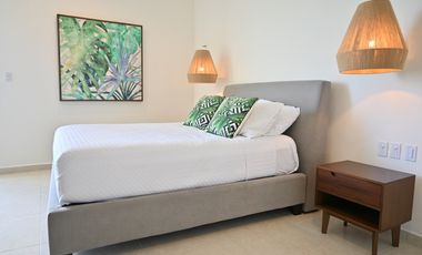 Departamento en Venta a pie de la Playa, amueblado,  Telchac, Yucatan