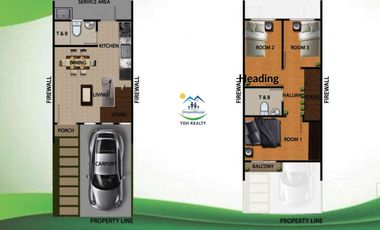 3 bedroom townhouse for sale in Guinsay, Danao City (Preselling)