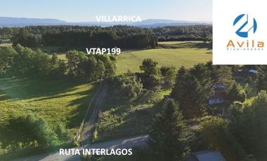 Villarrica sector Villa Alegre a 19 Km de Villarrica parcela de 5.900m2 COD.VTAP199
