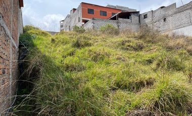 Terreno de venta en Quito, sector La Santiago Alto