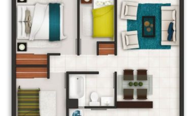 Departamento en condominio Borde Mar Las Cruces