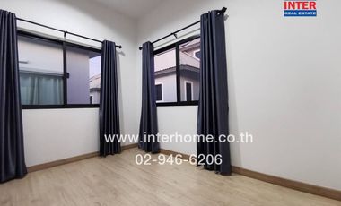 2-storey townhouse, 30.1 sq.w., The Modish Village, Chaiyaphruek - Ring Road, near Big C, Sai Noi, Kanchanaphisek Road, Bang Kruai - Sai Noi Road, Sai