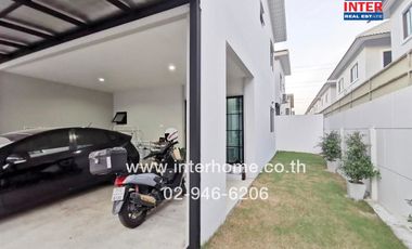 2-storey townhouse, 30.1 sq.w., The Modish Village, Chaiyaphruek - Ring Road, near Big C, Sai Noi, Kanchanaphisek Road, Bang Kruai - Sai Noi Road, Sai