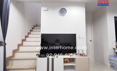 2-storey townhouse, 30.1 sq.w., The Modish Village, Chaiyaphruek - Ring Road, near Big C, Sai Noi, Kanchanaphisek Road, Bang Kruai - Sai Noi Road, Sai