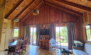 Se vende parcela con casa y  vista al lago en Futrono