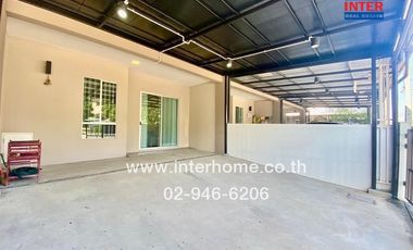 2-storey townhouse, 22 sq m, Pruksa Ville Village 106, Rangsit-Khlong Song, near Siam International School, Soi Rangsit-Nakhon Nayok 62, Rangsit-Nakho