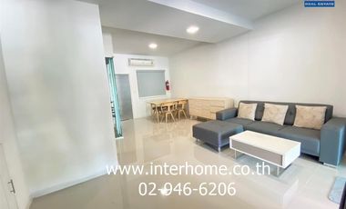 2-storey townhouse, 22 sq m, Pruksa Ville Village 106, Rangsit-Khlong Song, near Siam International School, Soi Rangsit-Nakhon Nayok 62, Rangsit-Nakho