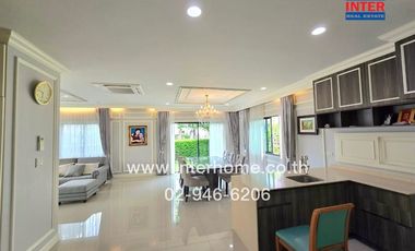2-storey detached house, 77.3 sq.w., Setthasiri Village, Wongwaen-Lam Luk Ka, near Big C Lam Luk Ka, Lam Luk Ka Road, Nimit Mai Road, Lam Luk Ka, Path