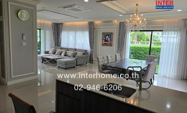 2-storey detached house, 77.3 sq.w., Setthasiri Village, Wongwaen-Lam Luk Ka, near Big C Lam Luk Ka, Lam Luk Ka Road, Nimit Mai Road, Lam Luk Ka, Path