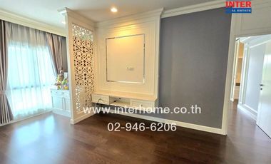 2-storey detached house, 77.3 sq.w., Setthasiri Village, Wongwaen-Lam Luk Ka, near Big C Lam Luk Ka, Lam Luk Ka Road, Nimit Mai Road, Lam Luk Ka, Path