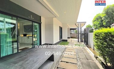 2-storey detached house, 77.3 sq.w., Setthasiri Village, Wongwaen-Lam Luk Ka, near Big C Lam Luk Ka, Lam Luk Ka Road, Nimit Mai Road, Lam Luk Ka, Path