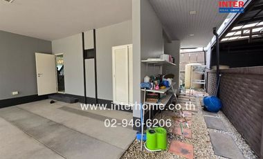 2-storey detached house, 77.3 sq.w., Setthasiri Village, Wongwaen-Lam Luk Ka, near Big C Lam Luk Ka, Lam Luk Ka Road, Nimit Mai Road, Lam Luk Ka, Path