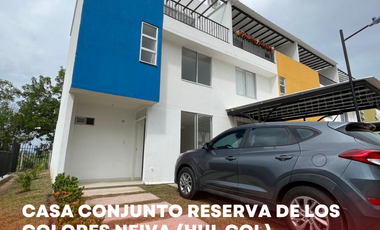 SE VENDE ESPECTACULAR CASA DE 3P CONJUNTO RESERVAS DE LOS COLORES NEIVA (HUI-COL)