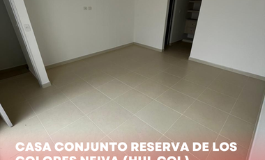 SE VENDE ESPECTACULAR CASA DE 3P CONJUNTO RESERVAS DE LOS COLORES NEIVA (HUI-COL)