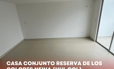 SE VENDE ESPECTACULAR CASA DE 3P CONJUNTO RESERVAS DE LOS COLORES NEIVA (HUI-COL)