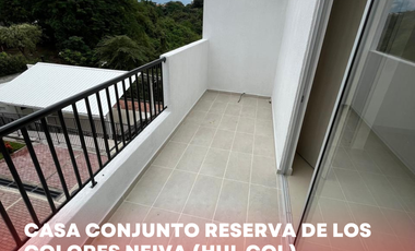 SE VENDE ESPECTACULAR CASA DE 3P CONJUNTO RESERVAS DE LOS COLORES NEIVA (HUI-COL)