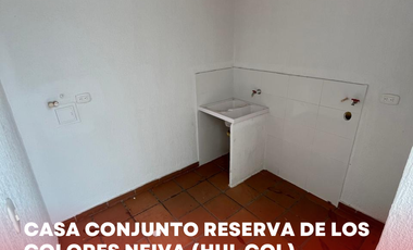 SE VENDE ESPECTACULAR CASA DE 3P CONJUNTO RESERVAS DE LOS COLORES NEIVA (HUI-COL)