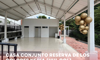 SE VENDE ESPECTACULAR CASA DE 3P CONJUNTO RESERVAS DE LOS COLORES NEIVA (HUI-COL)
