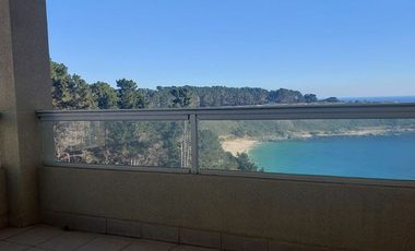 Departamento 3D, 2E, vista al mar en Condominio Pinares del Canelillo Algarrobo.