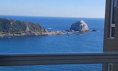 Departamento 3D, 2E, vista al mar en Condominio Pinares del Canelillo Algarrobo.