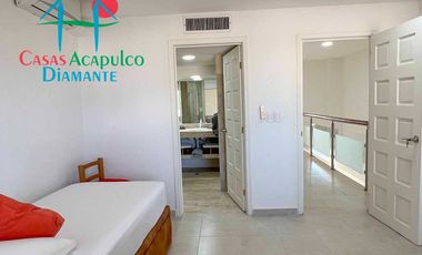 Departamento de playa con terraza y vista frontal al mar